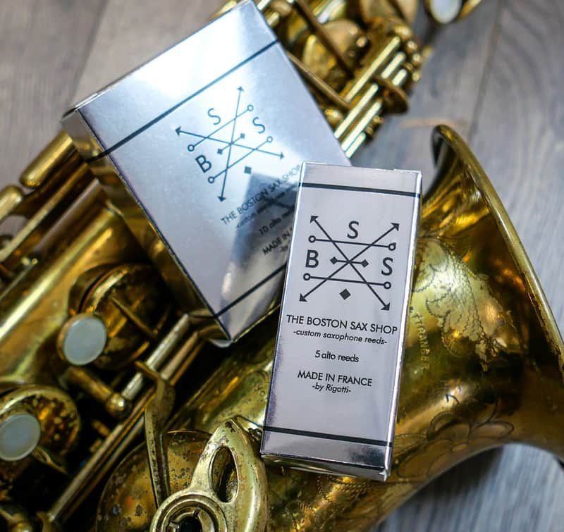 Caja de 10 cañas Boston Sax Shop "Silver" para Saxo alto image 1