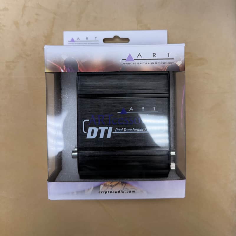 ART DTI Dual Transformer / Isolator – Dual Channel Audio Interface – Brand New image 1