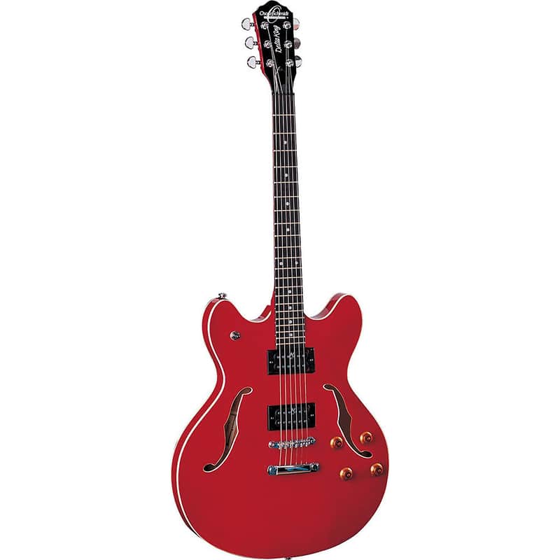 Oscar Schmidt OE30-CH Semi-Hollow Cherry image 1