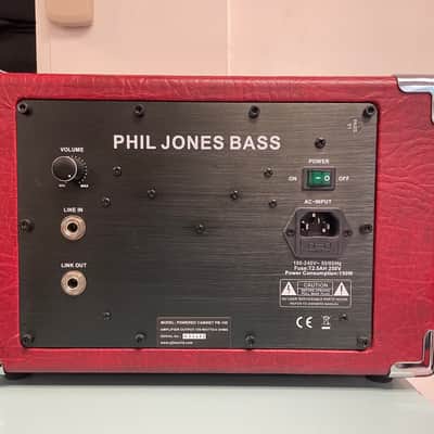 Phil Jones PB100 100w Neo 5x2" Powered Bass Cabinet 2010s - Red image 3