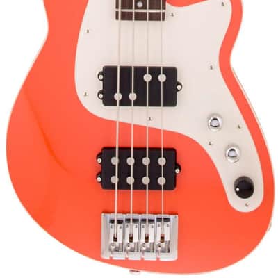 Reverend Mercalli 4-string Electric Bass Guitar - Feisty Red with Rosewood Fingerboard image 1