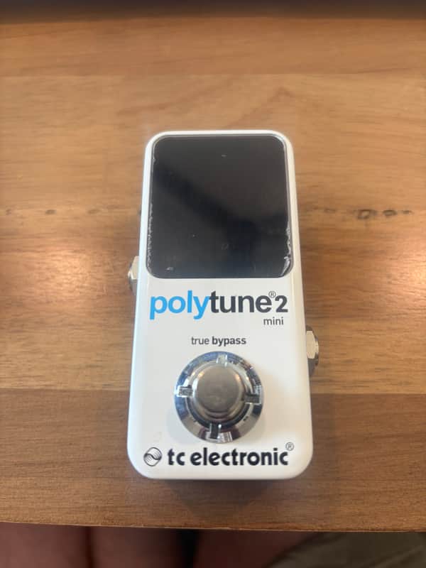 TC Electronic PolyTune 2 Mini Tuning Pedal 2010s - White image 1