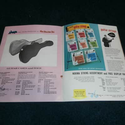 Vintage 1969 Norma Full-Line Catalog! Guitar, Bass, Drum, Accessories! RARE! image 10