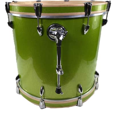 Click Icon - 6pc Maple Drum Set Shell Pack Lemon-Lime Misty Sparkle Wrap image 19