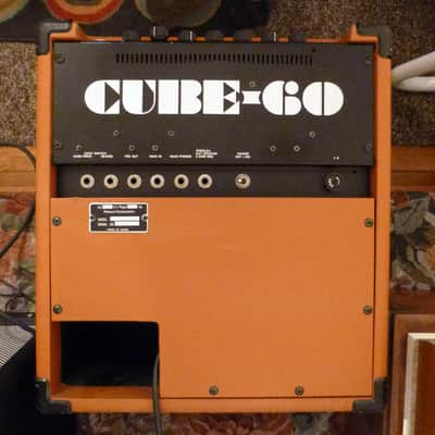 Vintage 1981 Roland Cube-60, 80s Orange MIJ image 3