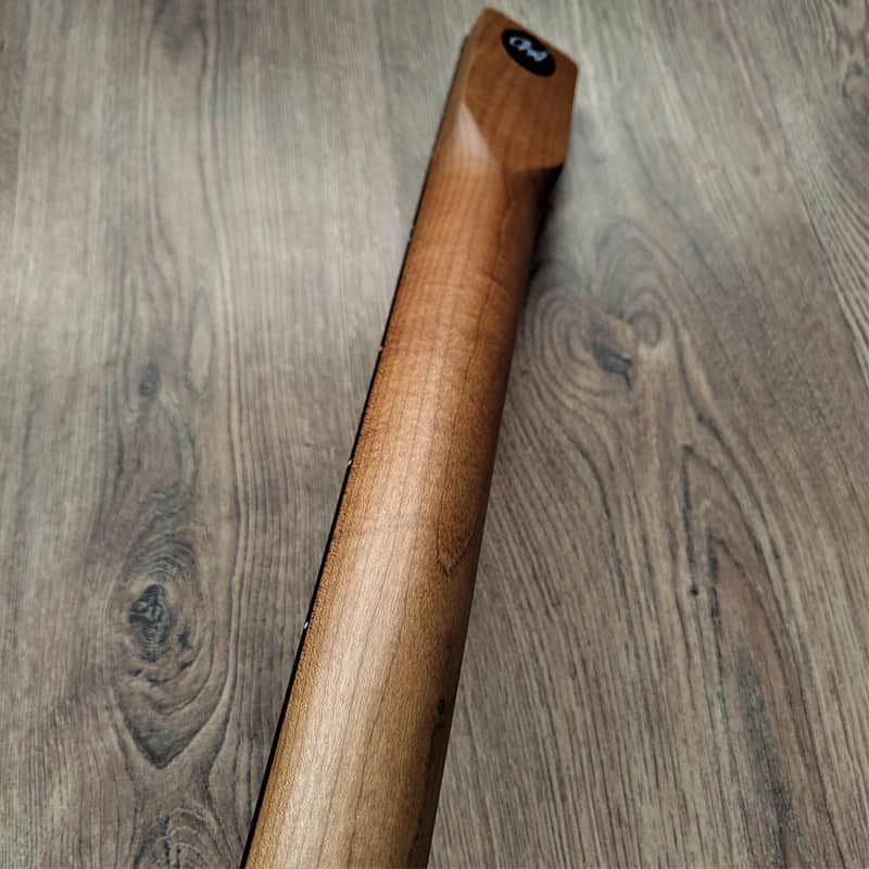 Left Handed Telecaster Compatible Roasted Maple and Rosewood Pro Guitar Neck Satin 22 Fret image 1
