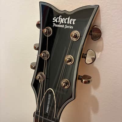 Schecter Diamond Series - Damien Solo Elite - See-Thru Black image 5
