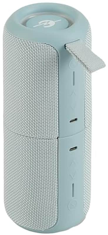 Crosley CR3080A-GL Duo 2-in-1 Portable Bluetooth Stereo Speakesr, Glacier image 1