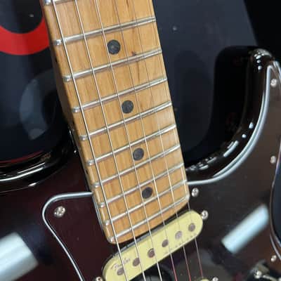 Fender American Ultra Stratocaster with Roasted Maple Fretboard - Black - With OHSC Hard Case image 6