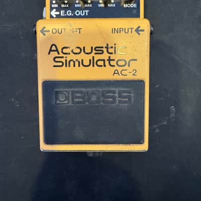 Boss AC-2 Acoustic Simulator (Silver Label) 1997 - 2006 - Yellow image 1
