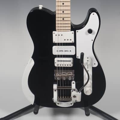 Fender Jack White Triplecaster, Black w/ Jack White Custom HSC - Open Box image 2