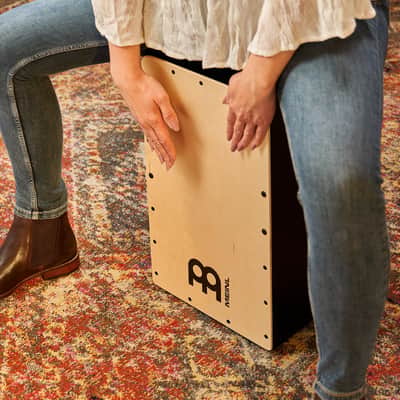 Meinl Percussion Snarecraft Series Electro Cajon - Baltic Birch image 8