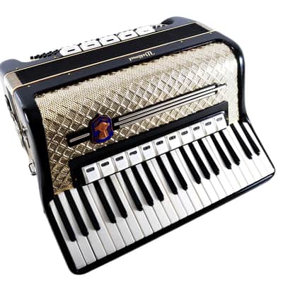 Rare Old/Vintage/Antique, German Made Piano Accordion Weltmeister - 120 bass, 16 registers (11+5) - Golden Era - Youtube VIDEO image 5