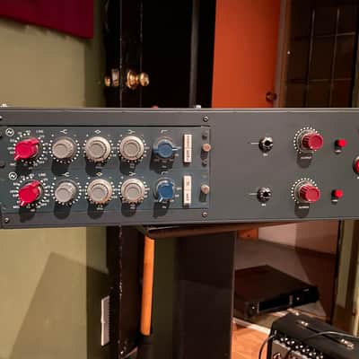 AMS Neve 1073 CH Horizontal Mic Preamp / EQ Module 2010s - Blue image 2