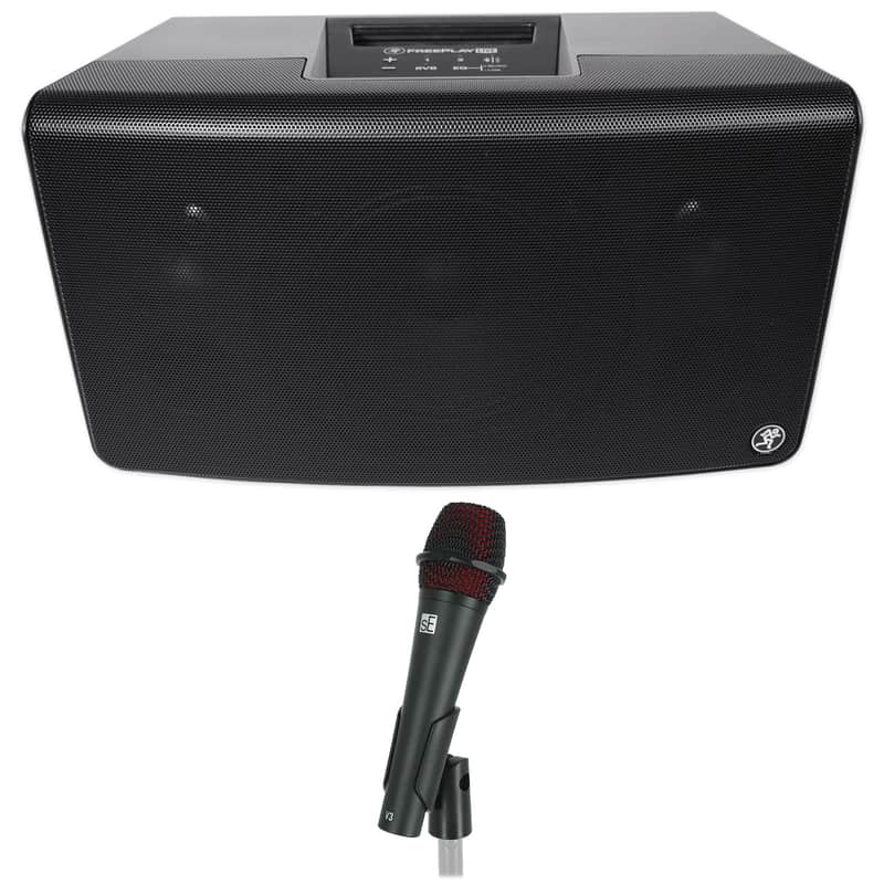 Mackie FreePlay LIVE 6" Rechargeable DJ PA Speaker+Bluetooth+Se Electronics Mic image 1