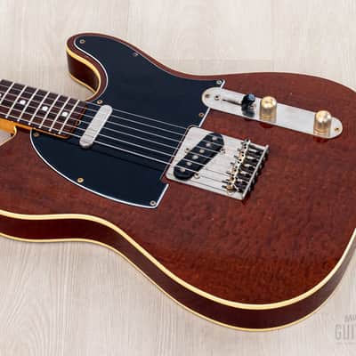 1984 Tokai Breezysound TTE60 TM T-Style Custom Vintage Guitar Tortoiseshell Mahogany w/ Tweed Case image 10
