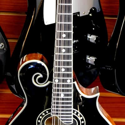 2025 Eastman MD-514 Limited Edition Mandolin w/ Case! Gloss Black! VERY NICE!!! image 4