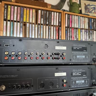 Acoustic Research C6, T4 & P10 Pre Amp, Tuner and Power Amp 1980s - Black image 15