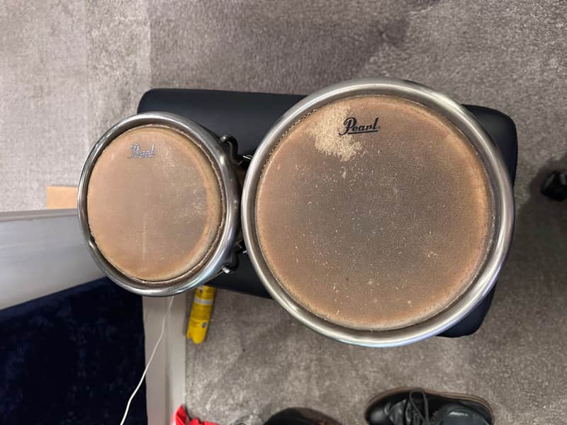 Pearl PBW300DX/510 Elite 7 / 9" Thai Oak Bongos image 1