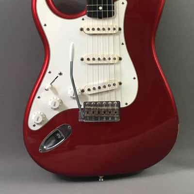 LEFTY! Vintage 1997 Fender ‘62 Reissue Stratocaster Custom Shop Texas Specials! Candy Apple Red Relic 6.9 Lb HSC image 2