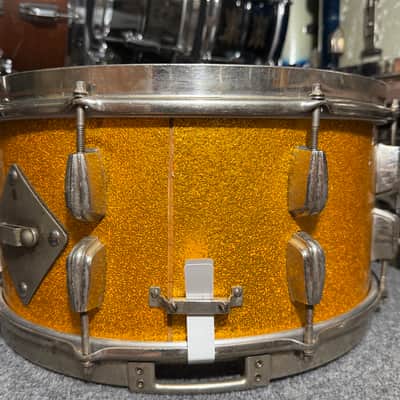 Slingerland Radioking Snare Drum In Gold Sparkle image 4