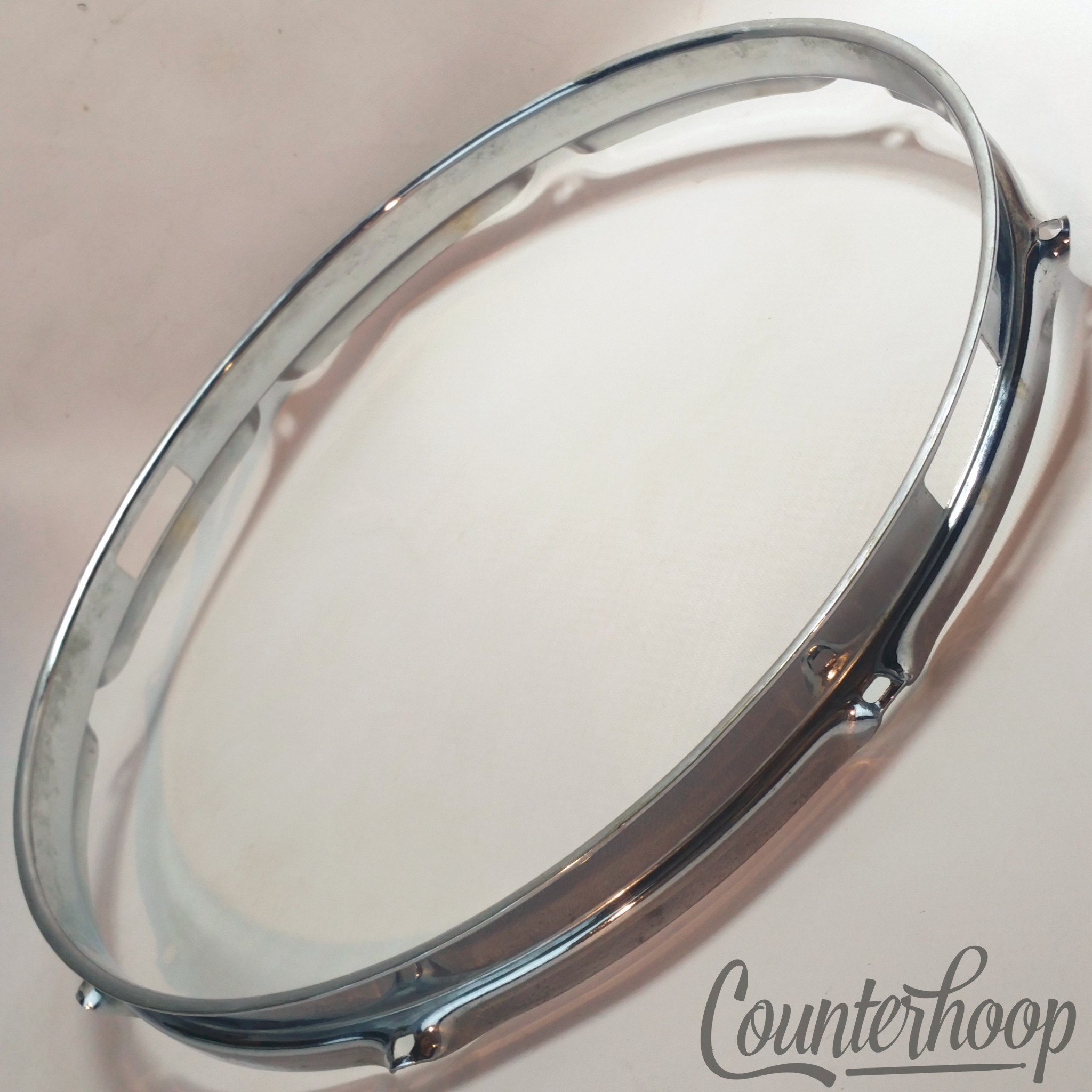 Rogers 14" Tall-Boy Holiday Snare Drum Resonant Rim/Hoop 8-Lug Cleveland USA 60s — main photograph