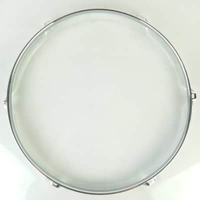 Ludwig 14"Chrome-BRASS 6-Lug Triple-Flange Snare/Floor Tom Drum Rim/Hoop COB WFL image 5