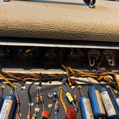 1961 Fender Bandmaster 40-Watt - Blonde + cab image 21