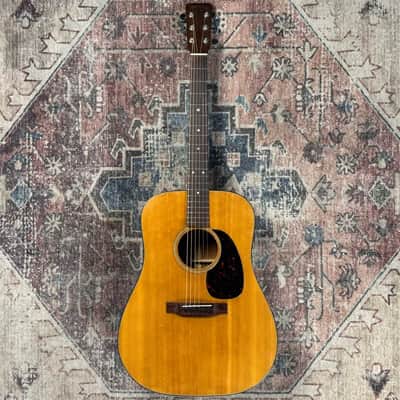 1966 Martin D18 Natural Vintage Spruce / Mahogany Acoustic Guitar W/ Case! Absolute Canon!! image 5
