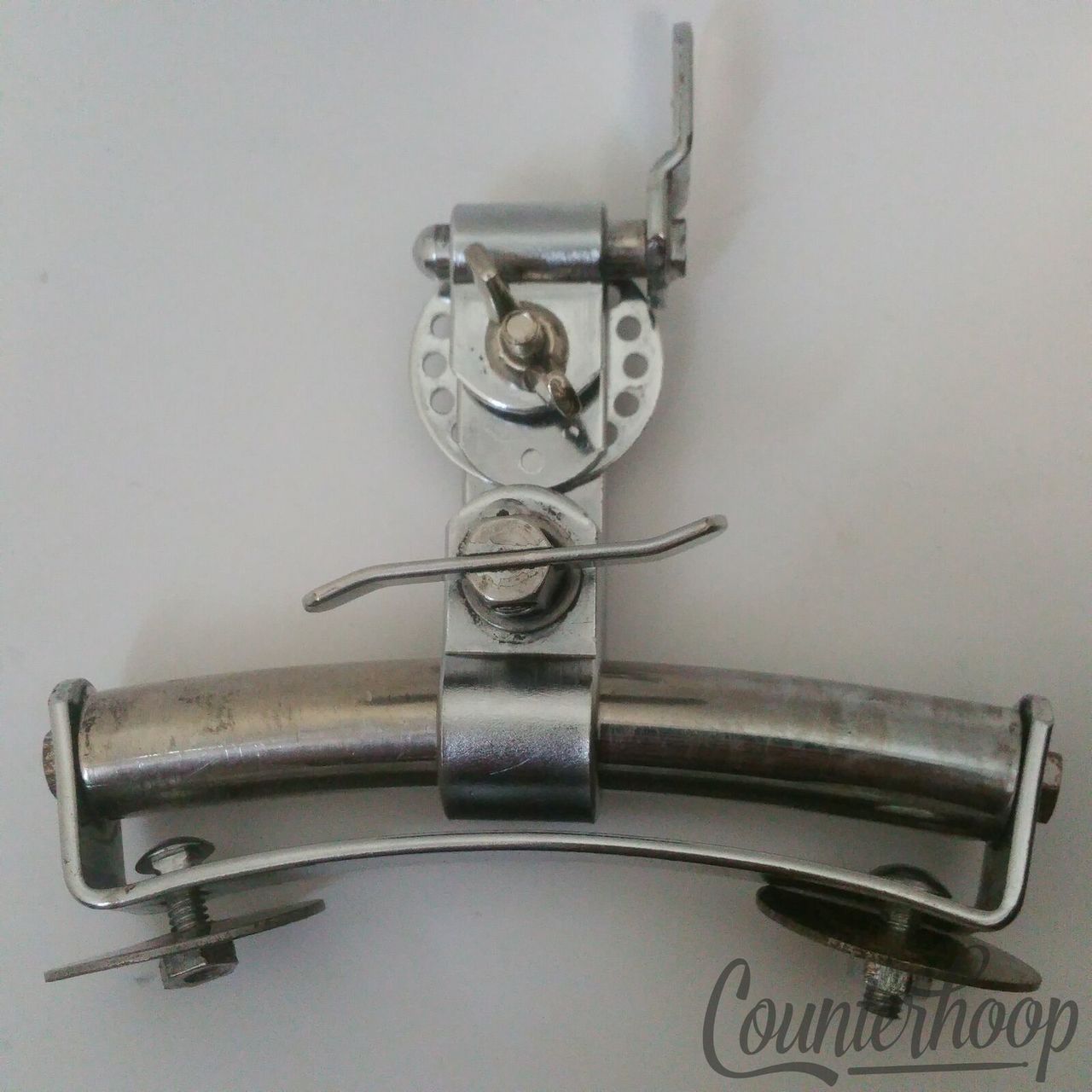 Gretsch Rail Mount Bass Drum Clip Tom Arm Vintage 50s Walberg&Auge W&A USA 4 1/2 — main photograph