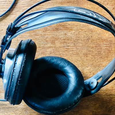 AKG K240 Semi-Open Back Studio Headphones 1990s - Black imagen 2