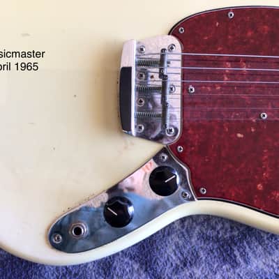 Fender Musicmaster II 1965 - Olympic White (With age related yellowing) image 7