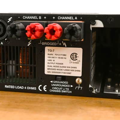 Electro-Voice (EV) TG-7 Tour-Grade Stereo Power Amplifier CG01YCD image 10