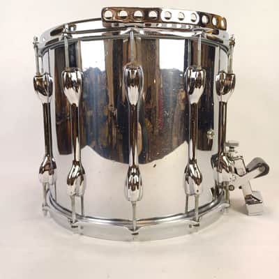Slingerland 12x14"TDR Marching Snare Drum Chrome Over Wood Vintage 70s Maple Tom image 4