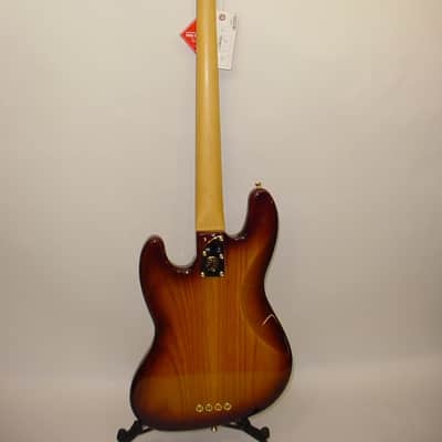 Fender 75th Anniversary Commemorative Jazz Bass, Rosewood Fingerboard, 2-Color Bourbon Burst w/ Case image 8