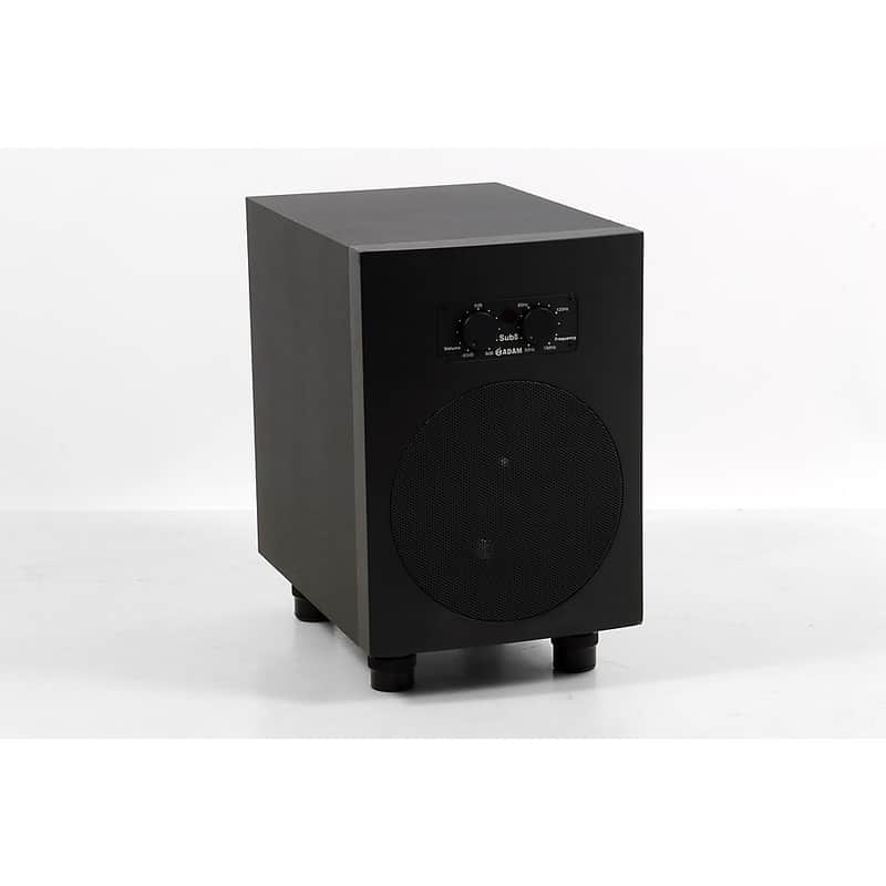 ADAM Audio Sub8 8" Powered Studio Subwoofer (Each) Regular Black image 1
