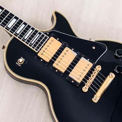 1992 Gibson Pre-Historic '57 Les Paul Custom 3 Pickup Black Beauty w/ 57 Classic PAFs, Case image 7
