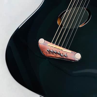 Fender Acoustasonic Stratocaster 2004 - Ebony Transparent image 4