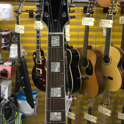 SVK Les Paul Style Guitar - Black image 4