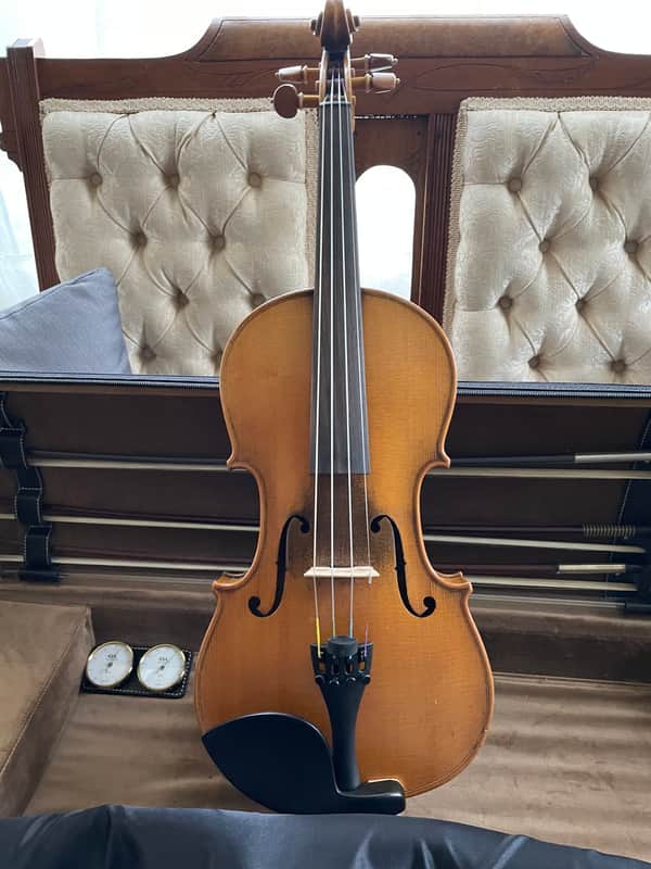 Full Size Violin German Faciebat 1723 Light yellow image 1