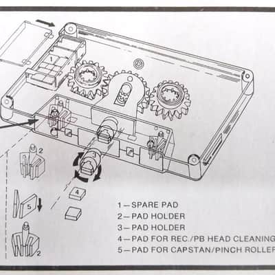 Tape Head Cleaner "Wet Type" For Nakamichi, Teac, Pioneer, Sony, Akai, Denon, Aiwa, Technics, Marantz, Toshiba, JVC, Sharp Cassette Tape Recorder Player Deck image 6