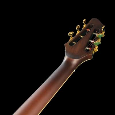 Round hole acoustic luthiery archtop guitar Manouche Gypsy image 7