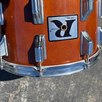 Rogers XP8 snare drum ‘79-‘83 - M Rogers walnut/mahogany lacquer image 6