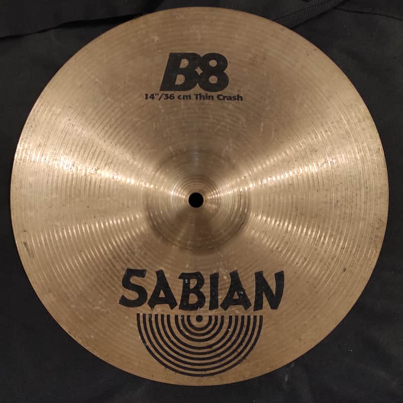 Sabian 14" B8 Thin Crash Cymbal image 1