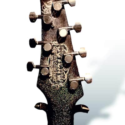 Outlaw Guitar Company - 7 String Iceman 2023 - Holographic Blue image 4