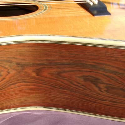 K Yairi YW-1000 Hand Crafted B. Rosewood Jacaranda Japan Vintage 1974 with Low Action image 15