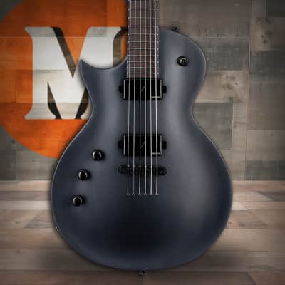 ESP LEC1000 Baritone Charcoal - Metallic Satin LH (LEC1000BCHMSLH) image 1