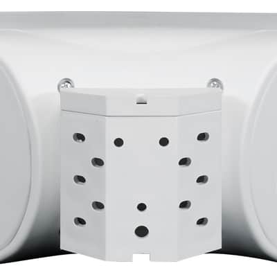 Rockville 6 Zone Commercial Amplifier+(10) Dual 4" White Indoor/Outdoor Speakers image 2