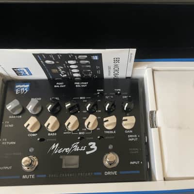 EBS MicroBass 3 Bass Preamp | Reverb