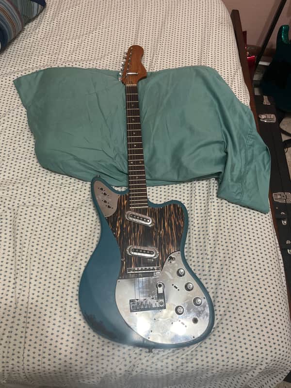 Framus Strato deluxe 1964ish - Blue image 1